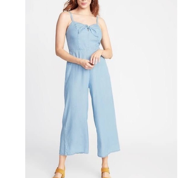 Chambray jumpsuit old navy Clearance